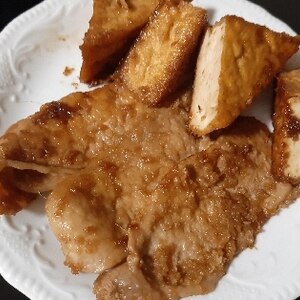 お弁当にも美味しい★厚揚げのしょうが焼き★